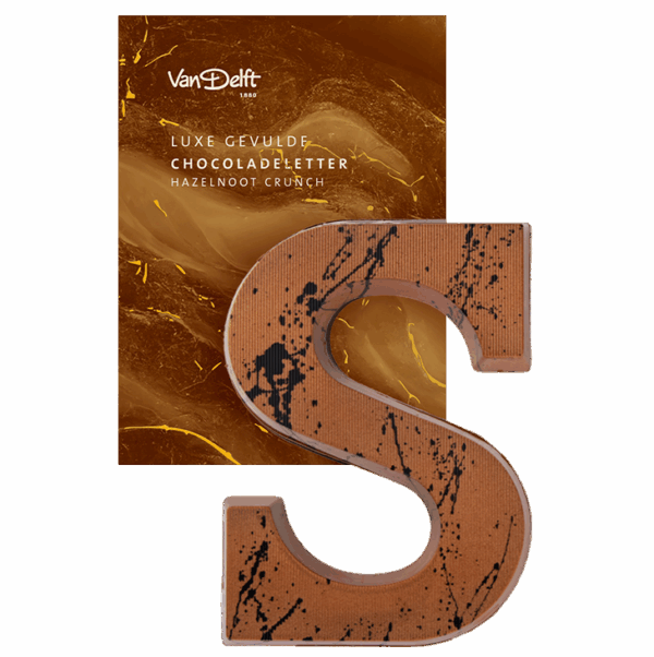 Gevulde Chocoladeletter Hazelnoot Crunch