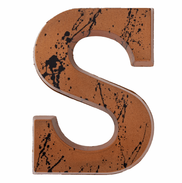 Gevulde Chocoladeletter Hazelnoot Crunch - Afbeelding 2